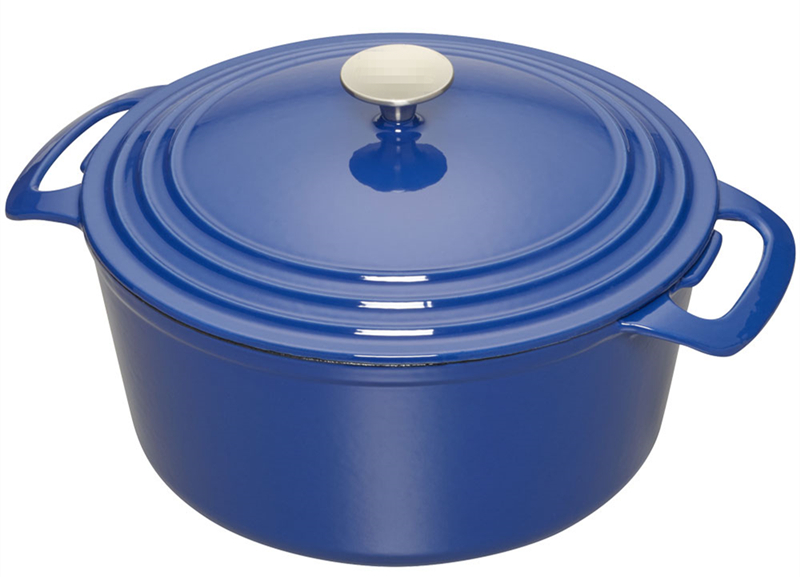 Blue enamel cookware