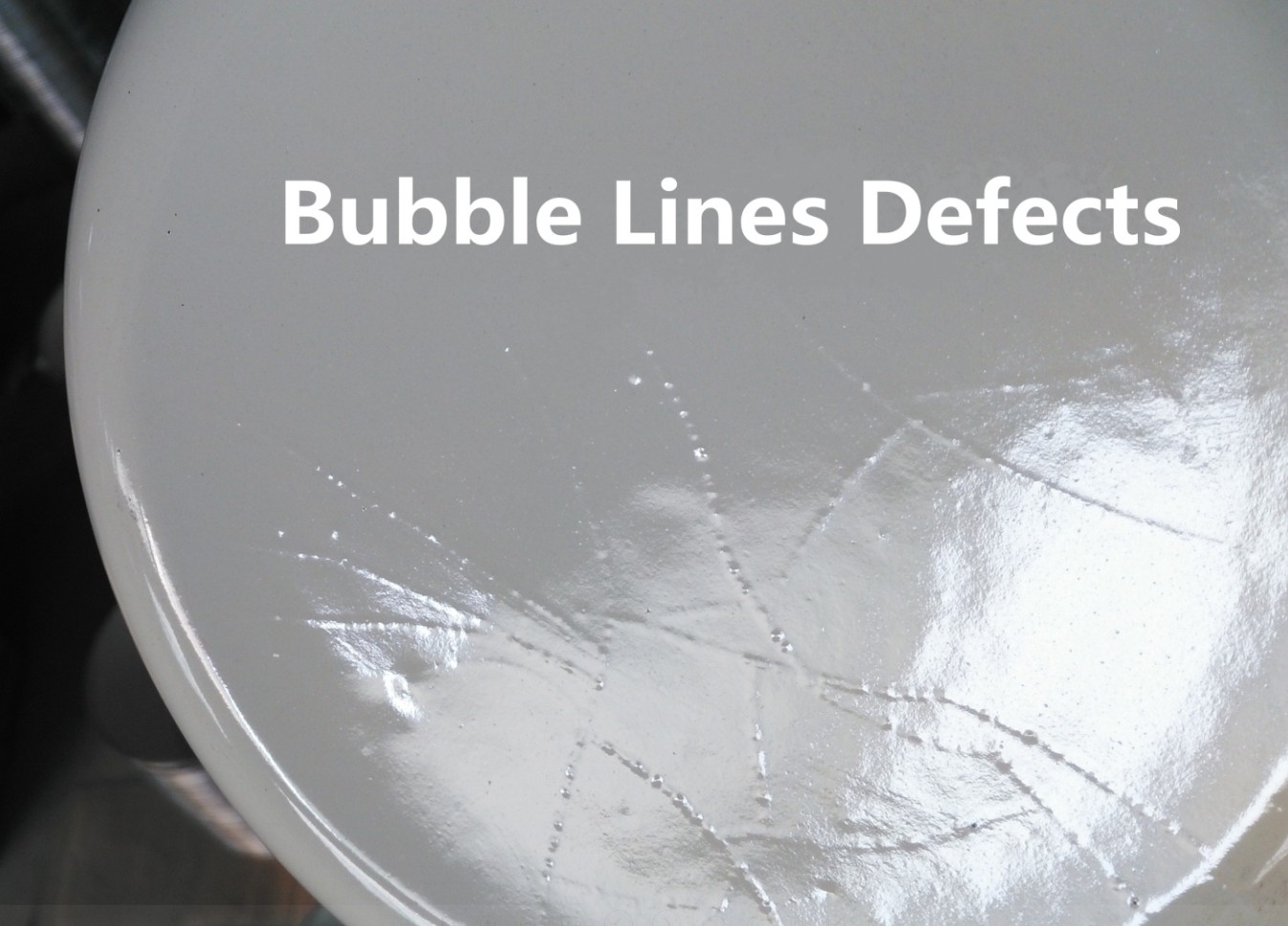 Bubble Lines Defects
